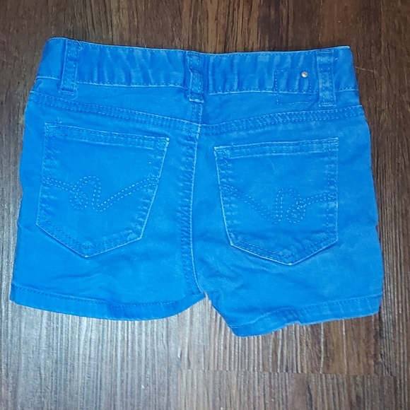 Girls PSNY Blue Adjusted Waist Shorts Size 7 - Picture 2 of 2